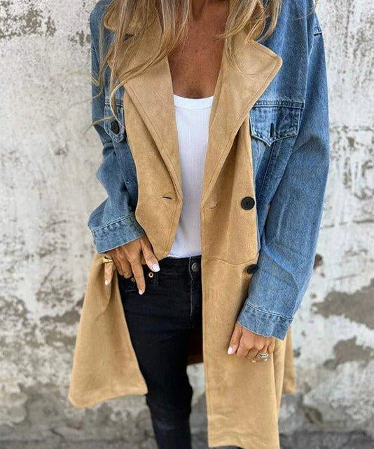 Alberte | Tofarvet denimfrakke