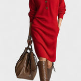 Kornelia™ | Elegant Strikket Kjole