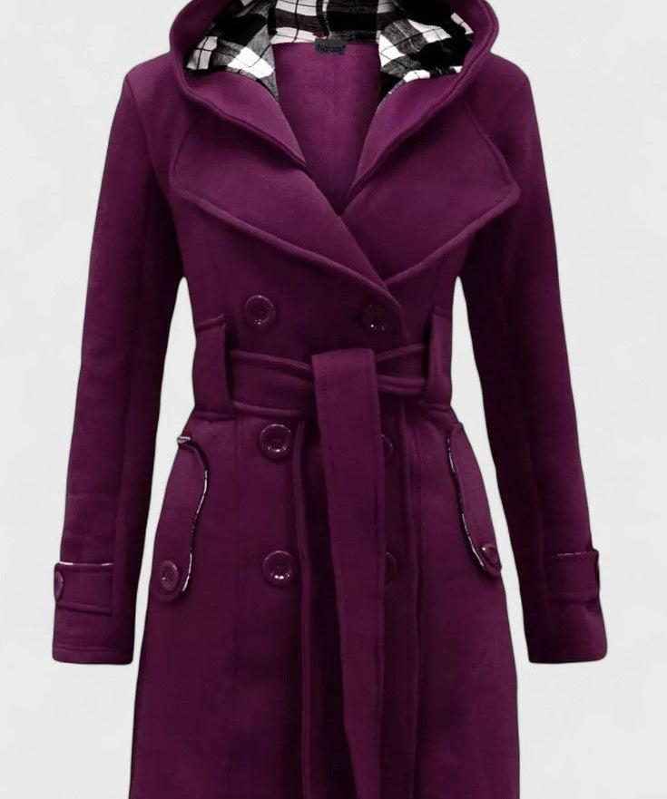 Leona™ | Elegant dobbeltradet frakke