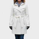 Leona™ | Elegant dobbeltradet frakke