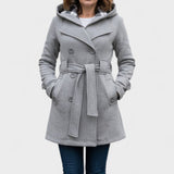 Leona™ | Elegant dobbeltradet frakke