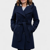 Leona™ | Elegant dobbeltradet frakke