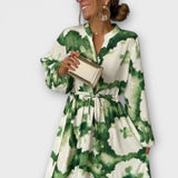 Luna | Blomstret maxikjole