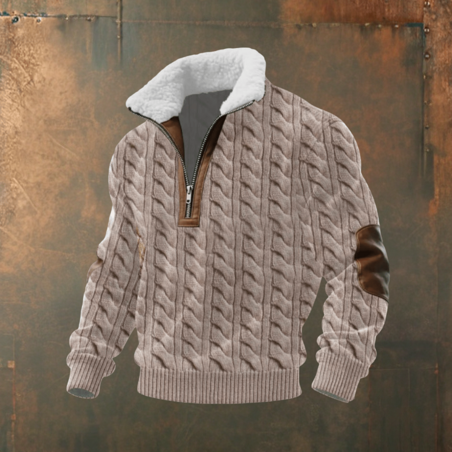 Marcus™ | Stilfuld herresweater med varm fleecekrave