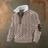 Marcus™ | Stilfuld herresweater med varm fleecekrave