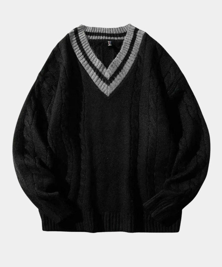 Poul™ | V-udskæring Strik