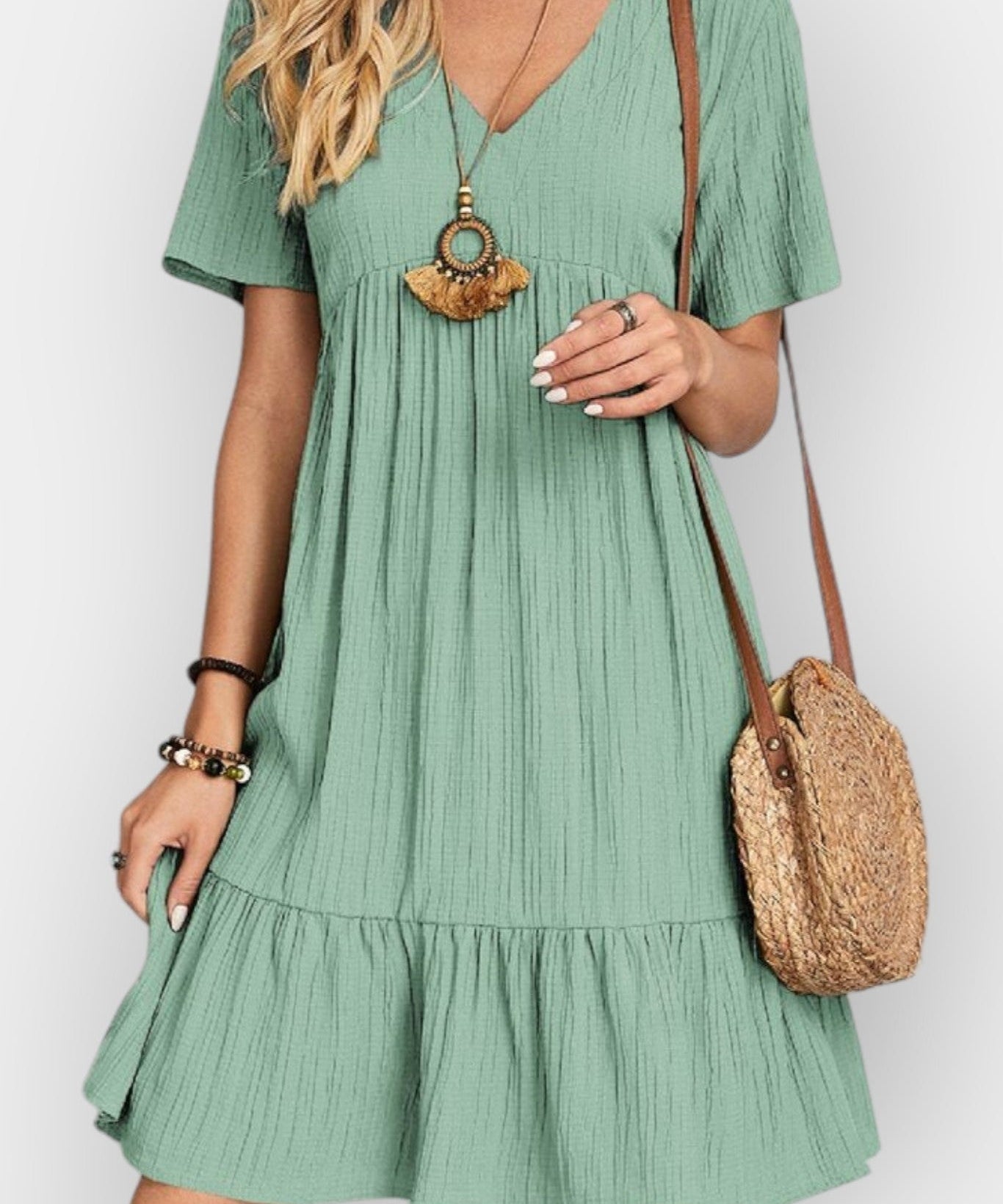 Rikke | V-hals kjole