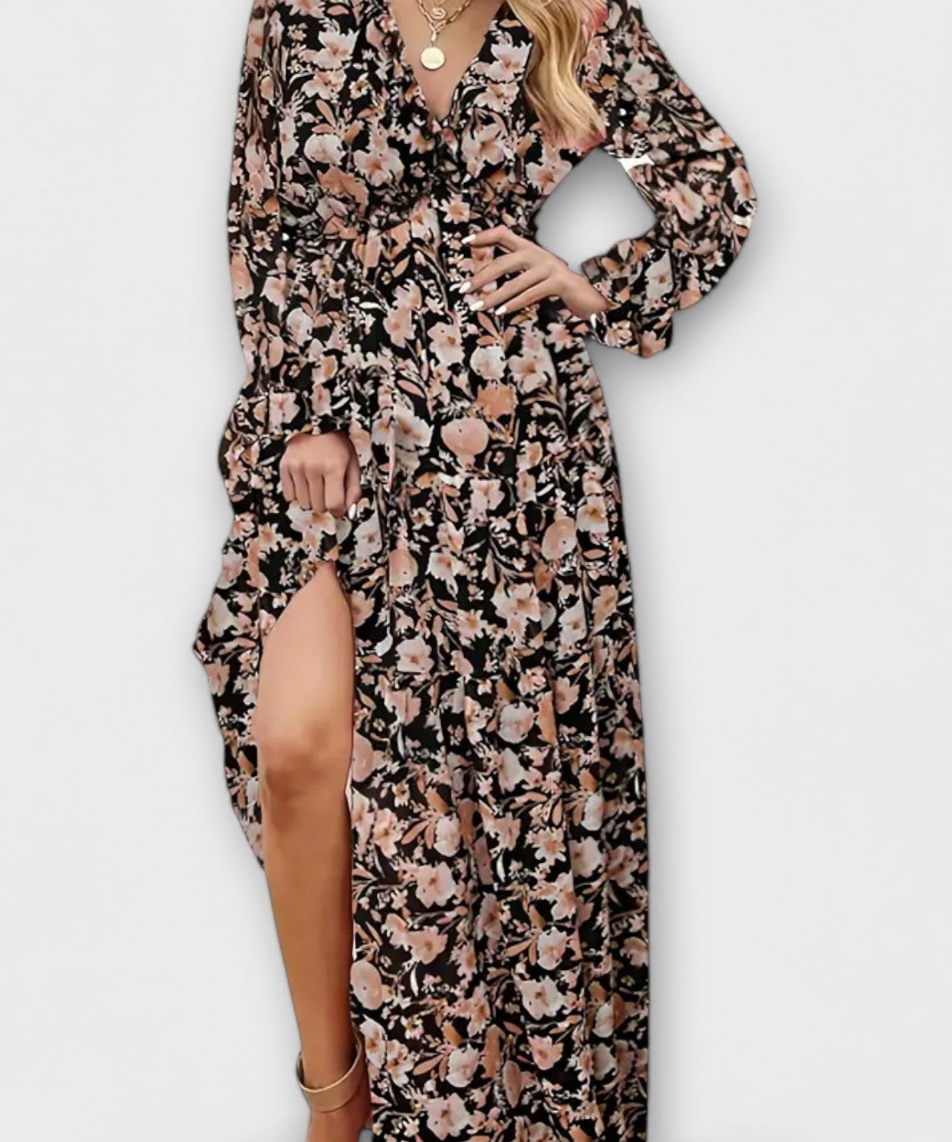 Sofia | Maxi blomsterkjole