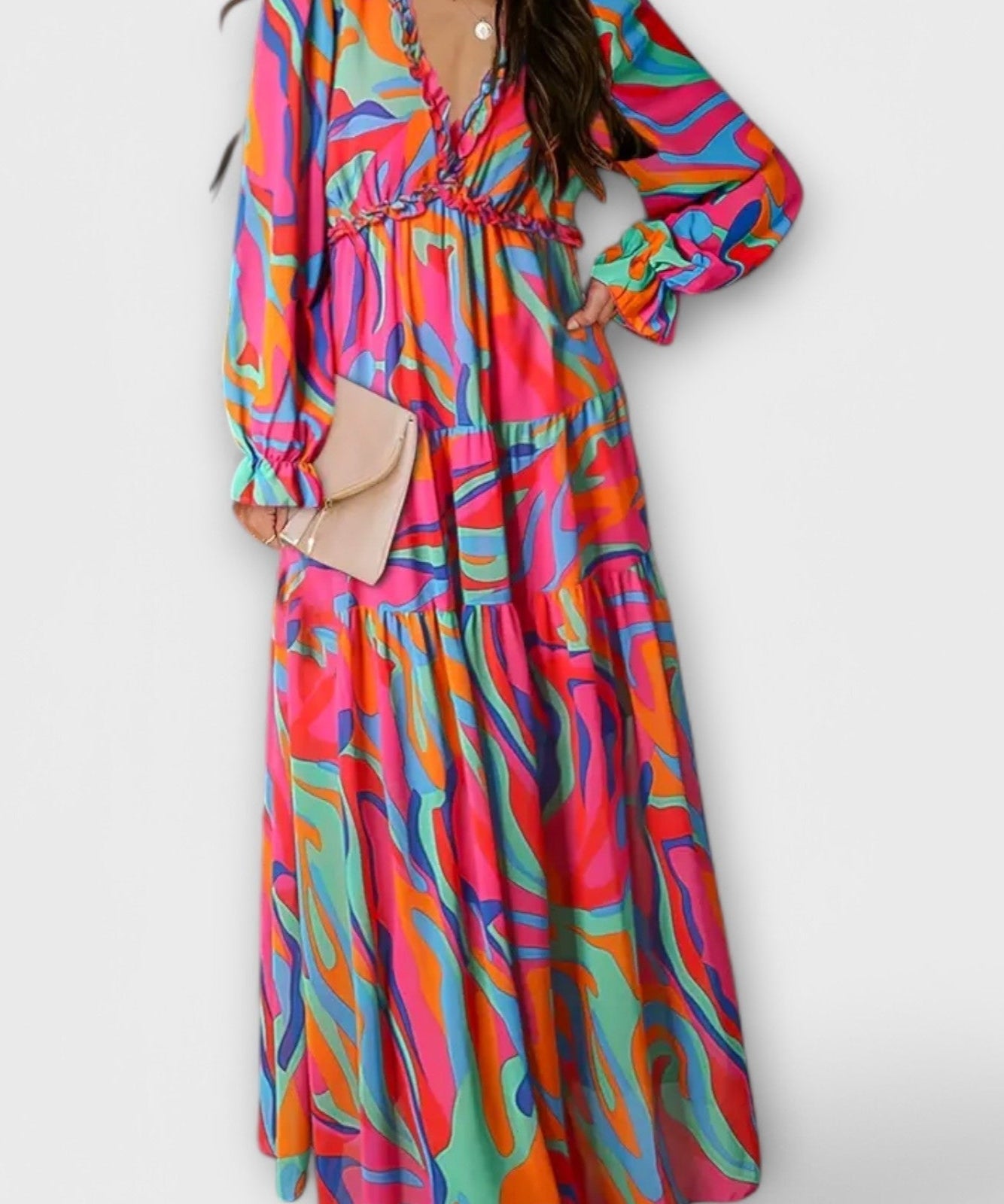 Sofia | Maxi blomsterkjole