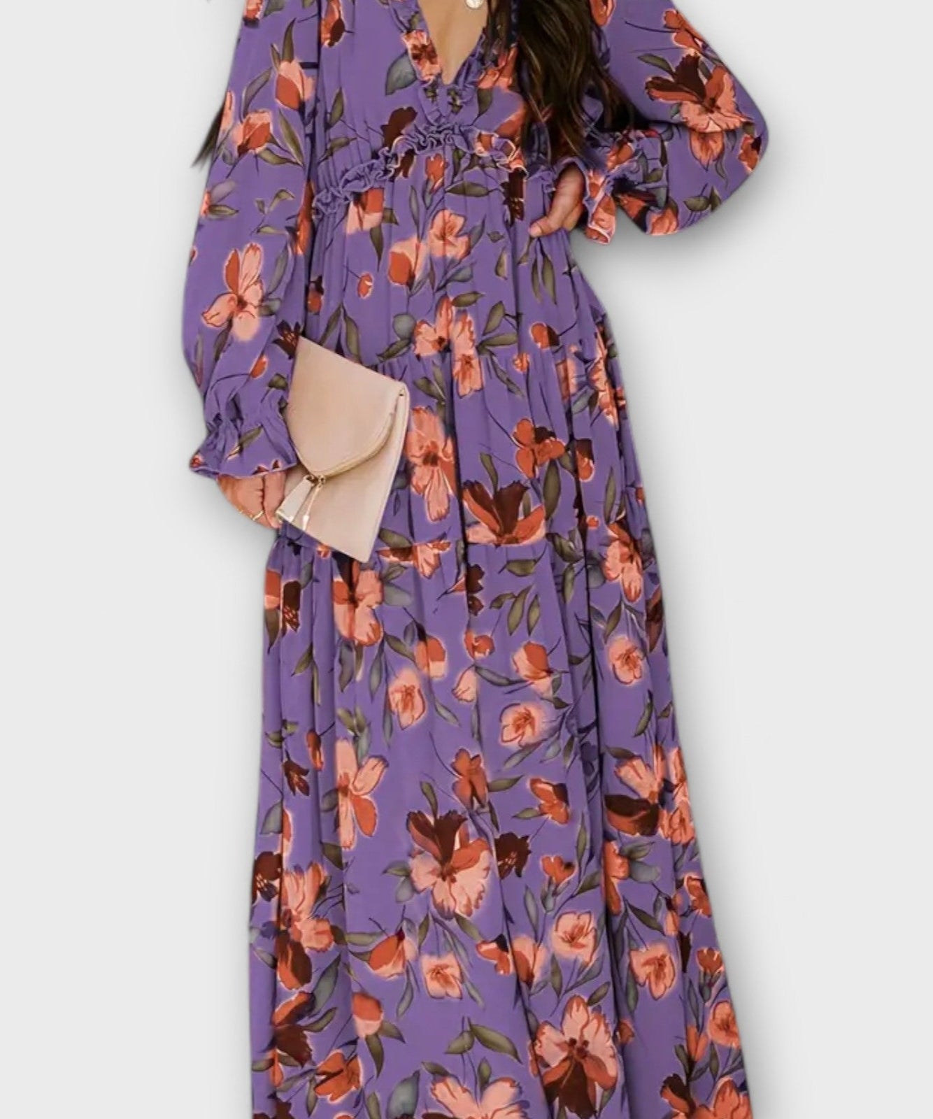 Sofia | Maxi blomsterkjole