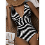 Camilla – badedragt med V-udskæring