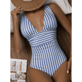 Camilla – badedragt med V-udskæring