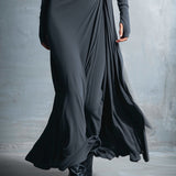 Freja - Maxikjole med knude i siden